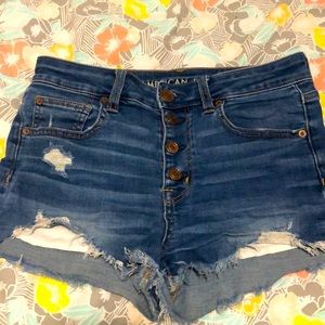 American eagle jean shorts.